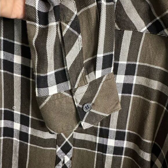 RAILS NWT Hunter Plaid Button Down in Kalamata Black Size XS - Picture 7 of 10